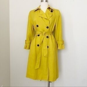Ann Taylor yellow trench coat
